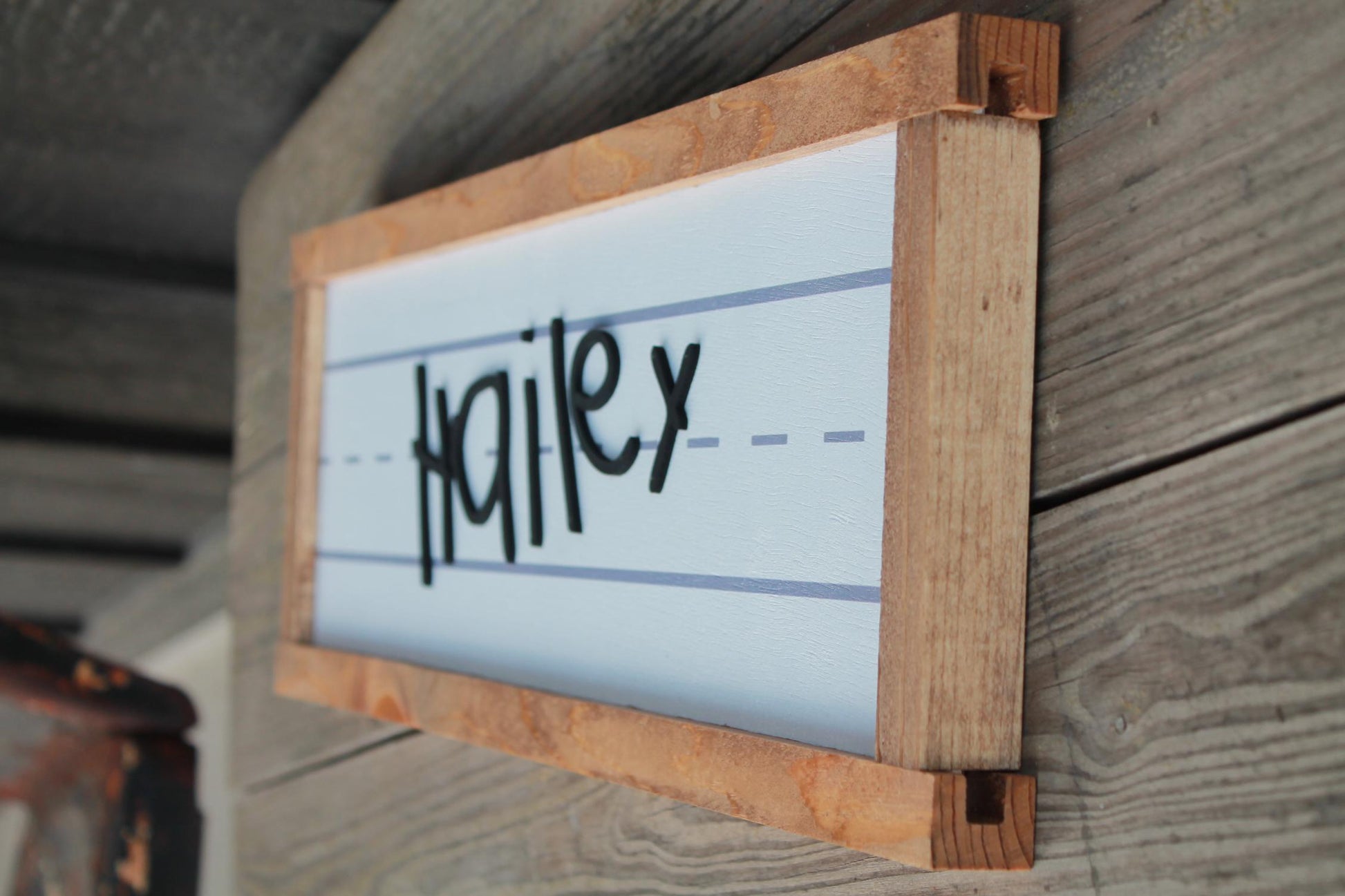 Handwriting your actual hand writing sign personalized Lined Paper Learning to write Kids Name Kids handwriting School days Giftable