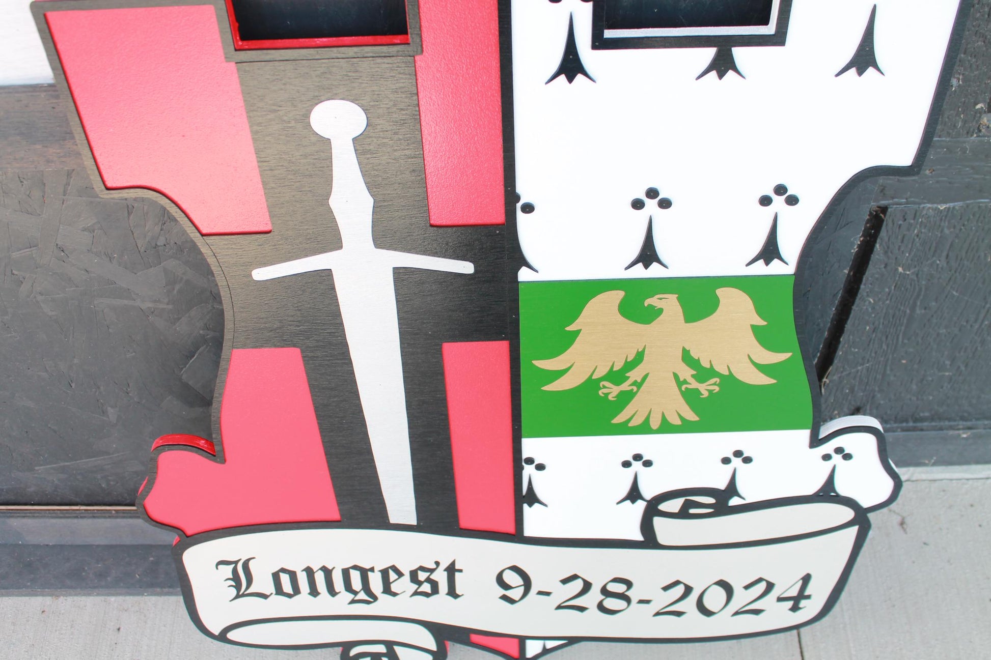 Shield Crest Custom Wedding Decor Couple Gift Renaissance Decor Personalized Shield Large Wall Art Medieval Times Custom Family Crest