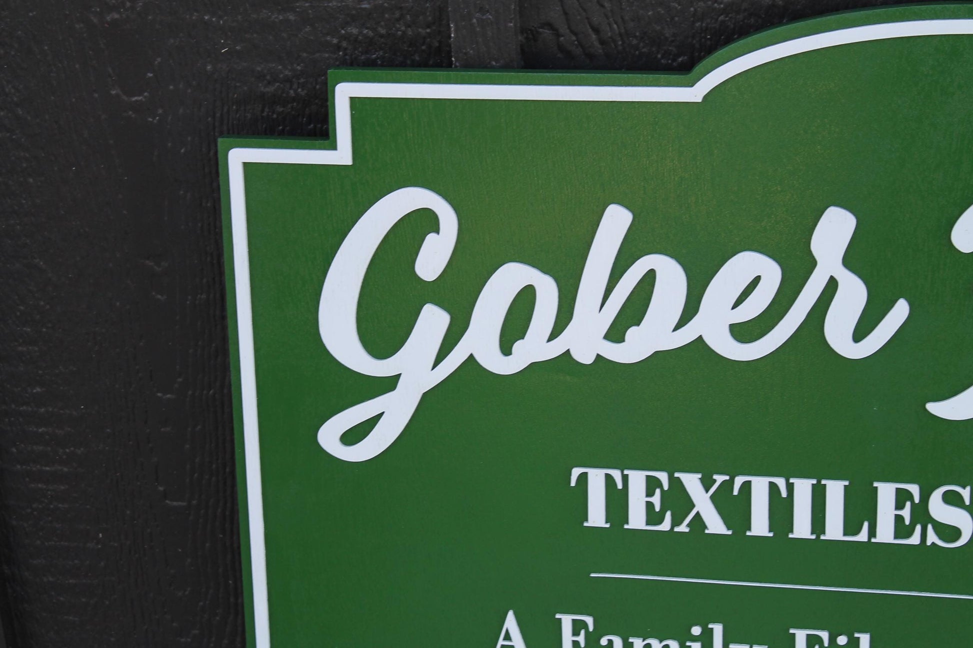 Personalized Fiber Mill Large Farm Sign Business Signage Contour 3D Custom Small Shop Indoor Outdoor Small Business Laser Cut and Printed