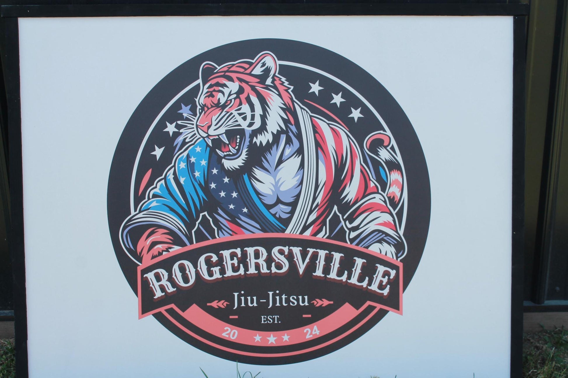 Custom Jujitsu Karate Wood Sign Business Commercial Signage Print Image Framed Signage Color Logo Large Personalized Decor Your Design