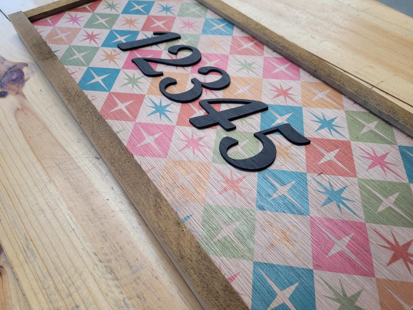 Custom Personalized Address Sign Family Gift Established Sign Driveway UV 3D Raised Text Made To Order Indoor Outdoor Patio Basement Signage