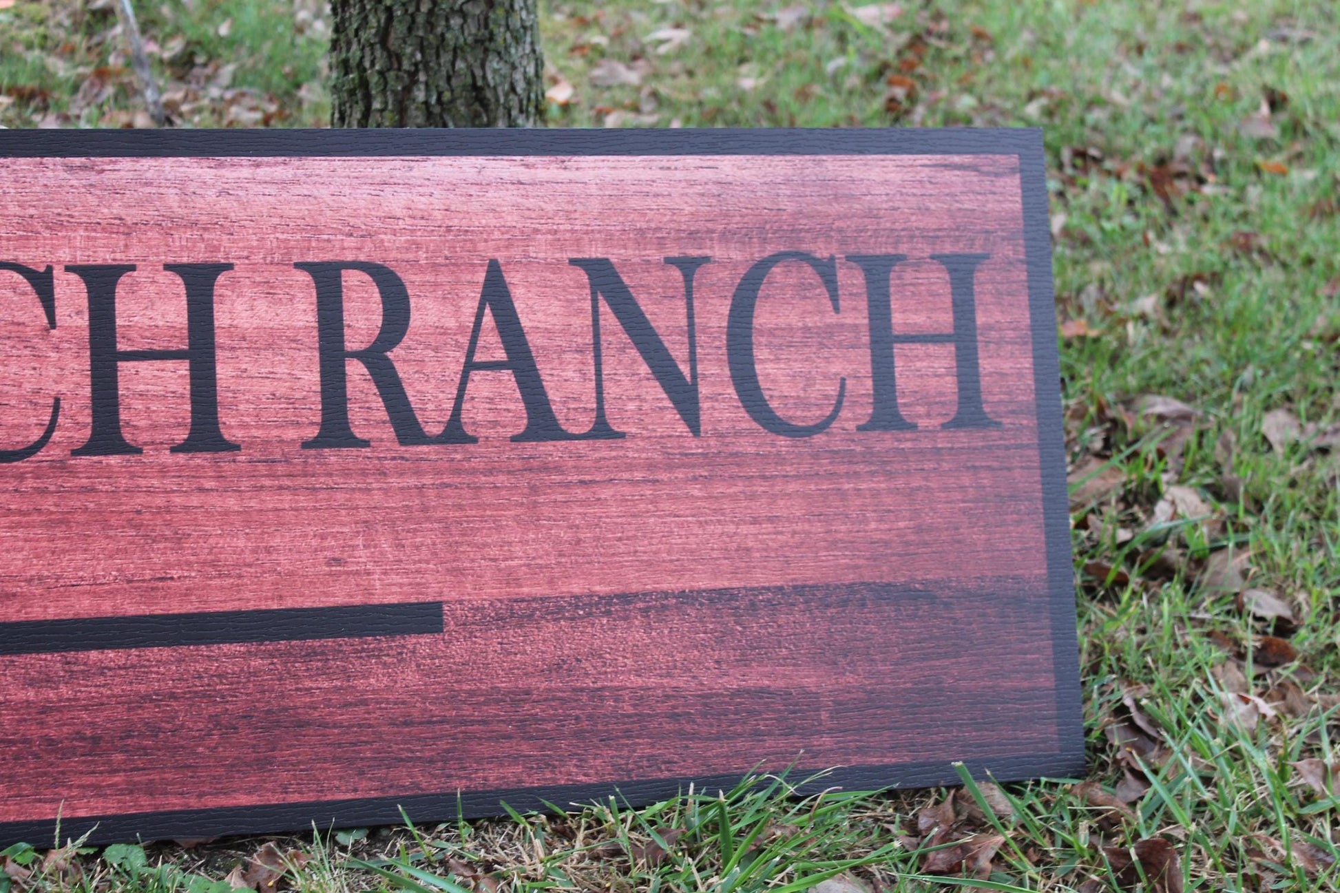 Custom Farm Ranch Arrow Family Outdoors Signage Personalized Rectangle Smooth Printed Weatherproof Waterproof Durable Sustainable PVC