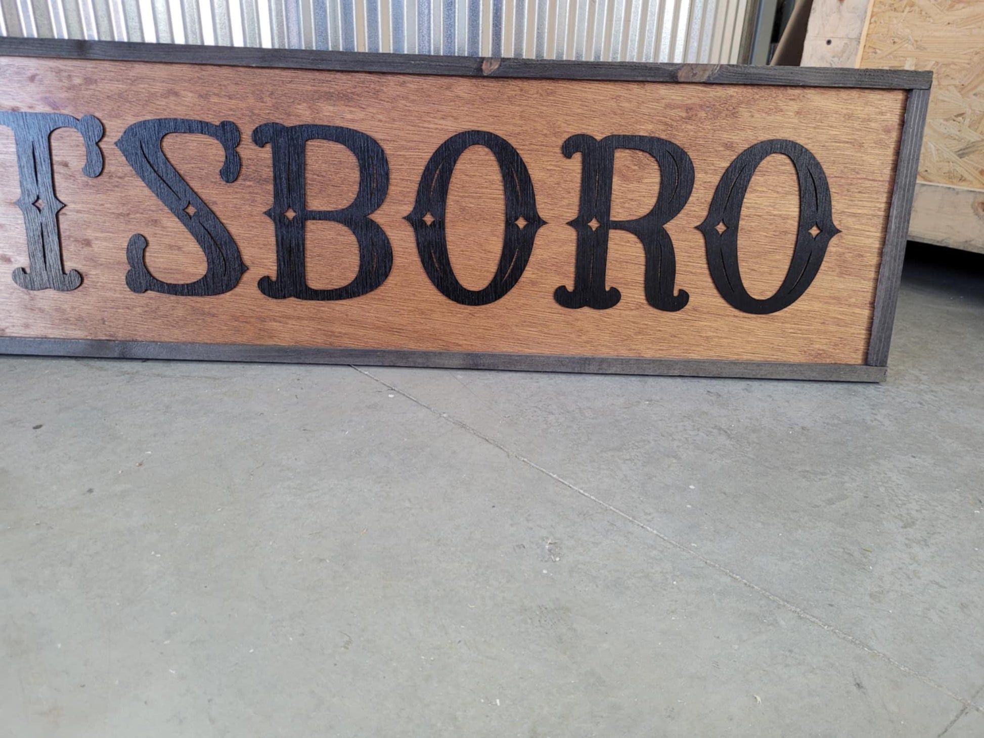 Custom Family Name Ranch Sign Company Personalized Address Farm Signage Commerical Oversized Rustic Business Logo 3D Extra Large Handmade