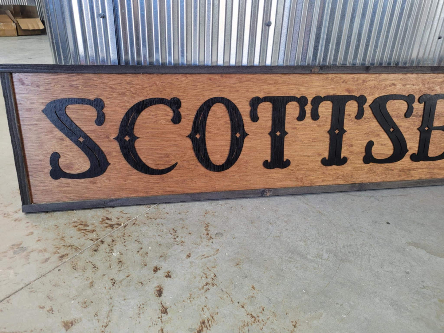 Custom Family Name Ranch Sign Company Personalized Address Farm Signage Commerical Oversized Rustic Business Logo 3D Extra Large Handmade