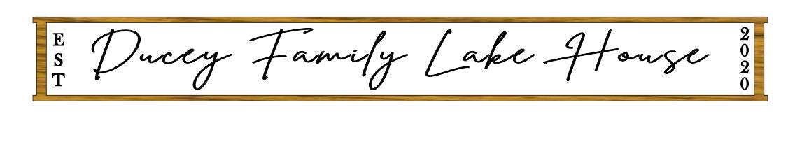 Custom Laser Cut Sign for Trevor Ducey