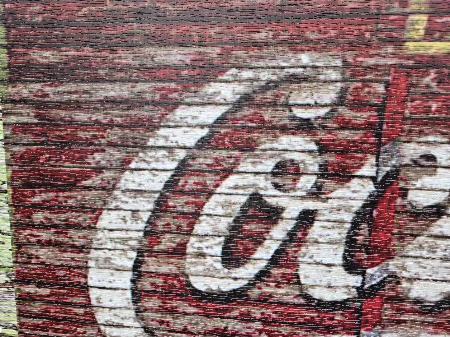 Antique Coca-Cola Barn Sign Coke PVC Textured Finish Weatherproof Fade Resistant Rustic Waterproof Decor soda Printed Outdoor