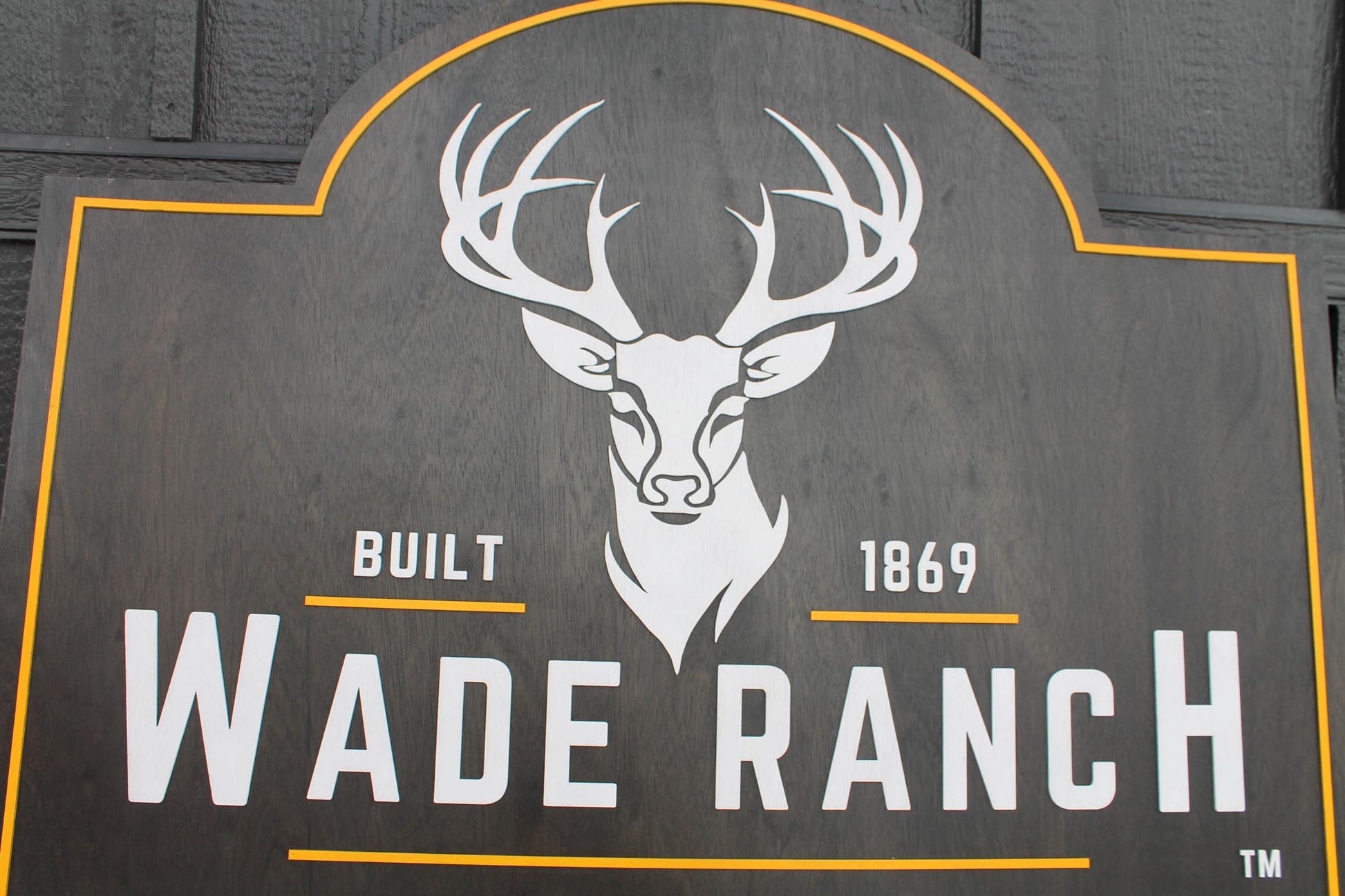 Custom Ranch Sign Deer Head Rustic Farmhouse Cabin Décor Personalized Family Ranch Name Sign Built Date Sign Western Outdoor Sign Country