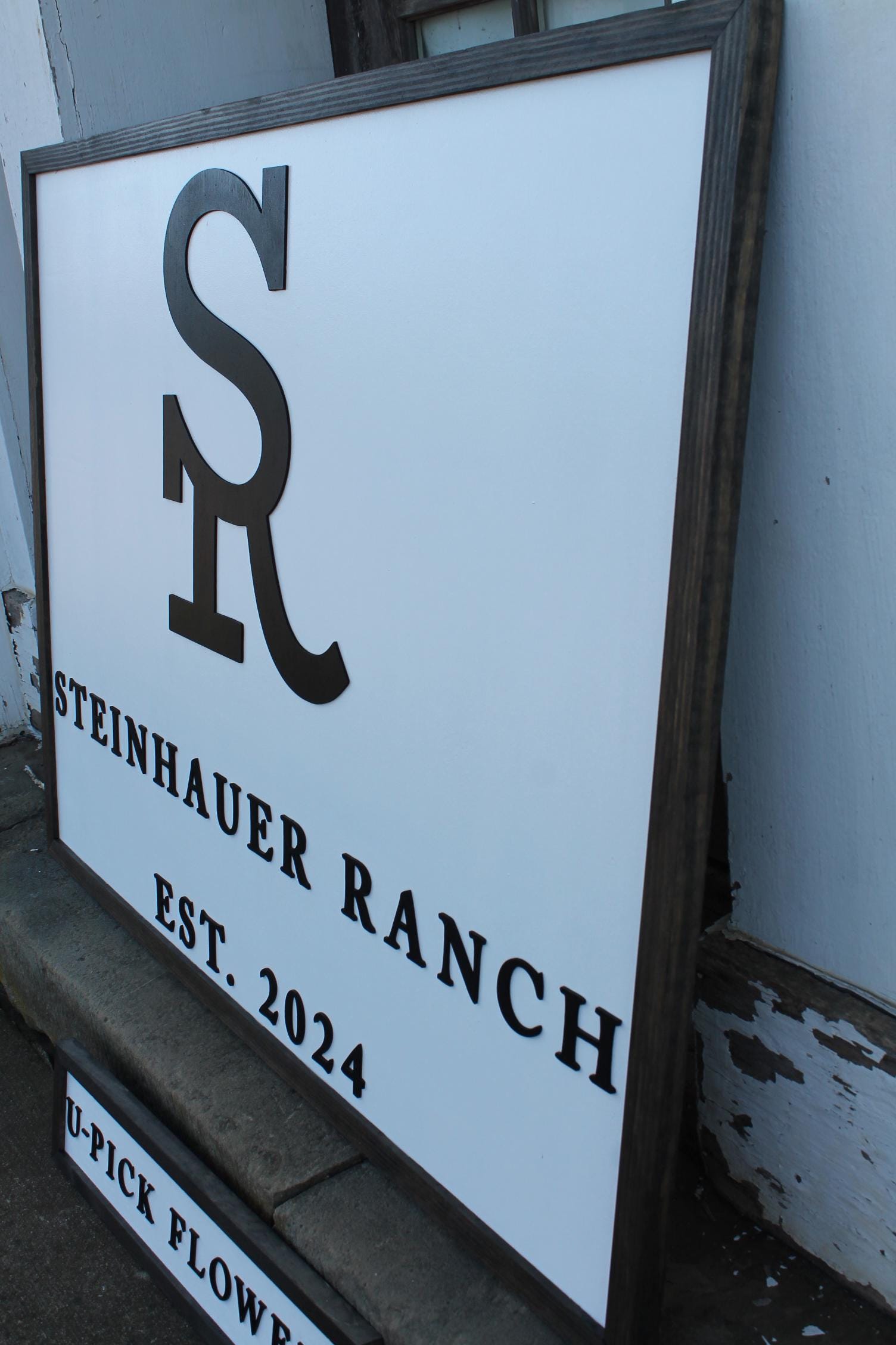 Custom Business Sign Rectangle 3D Large Custom Farm Ranch Branded Your LOGO Company Indoor Outdoor Small Business Logo Laser Cut Wood Sign