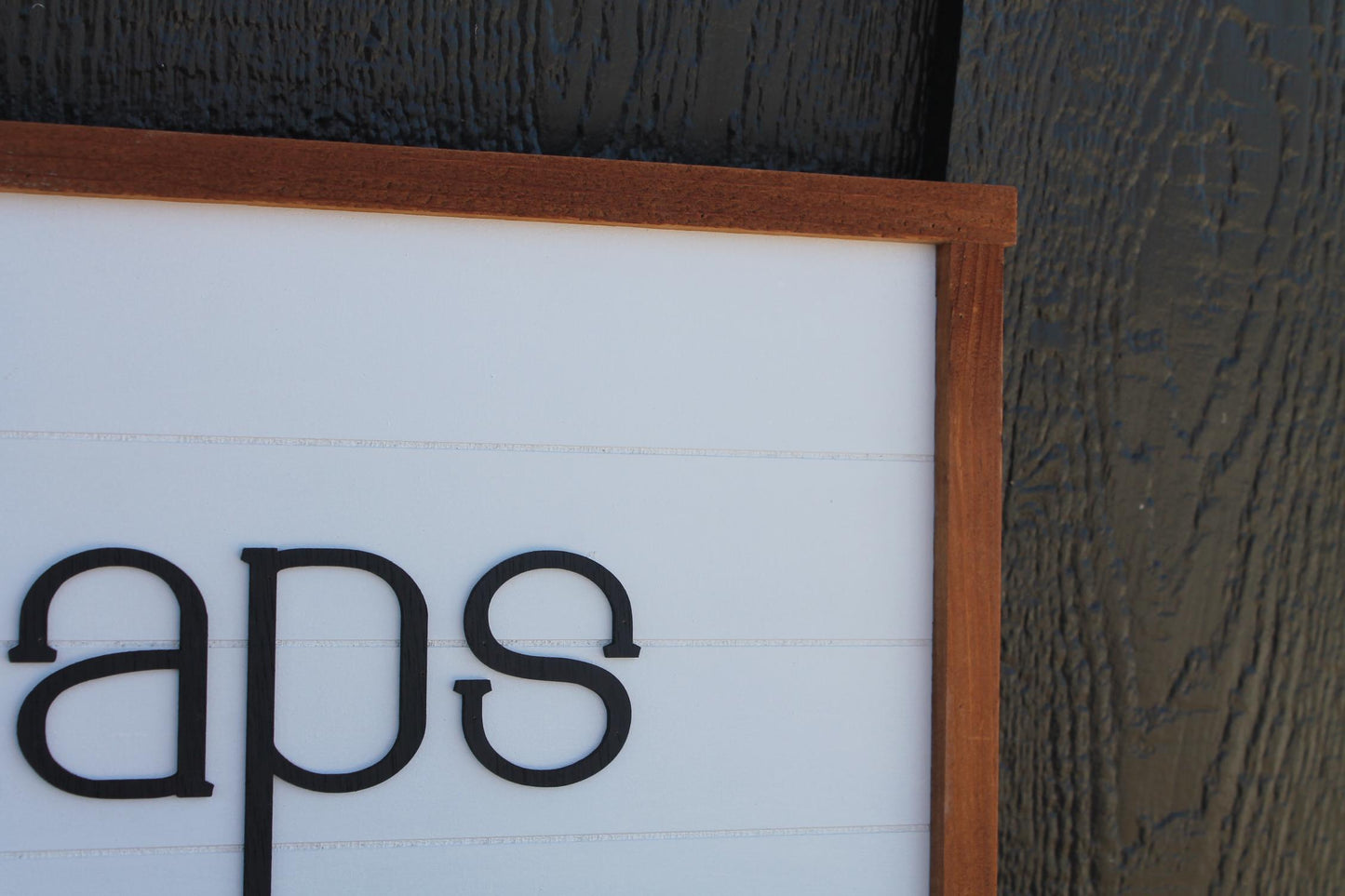 Personalized Custom Family Name Values Sign Wedding Gift Established Icon Rustic 3d Text Handmade Wooden Décor Farm