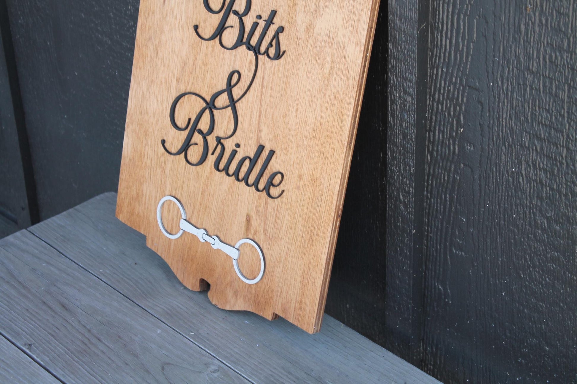 Bits and Bridle Horse Equestrian Farmhouse Decor Sign Western Farm Rustic Rancher Stable Tack Room