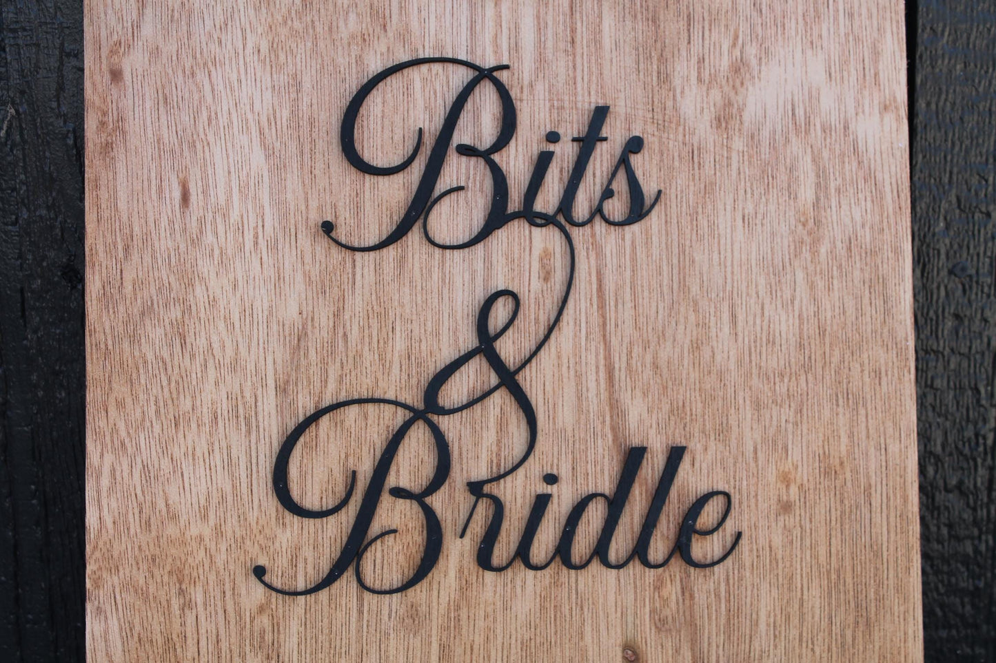 Bits and Bridle Horse Equestrian Farmhouse Decor Sign Western Farm Rustic Rancher Stable Tack Room