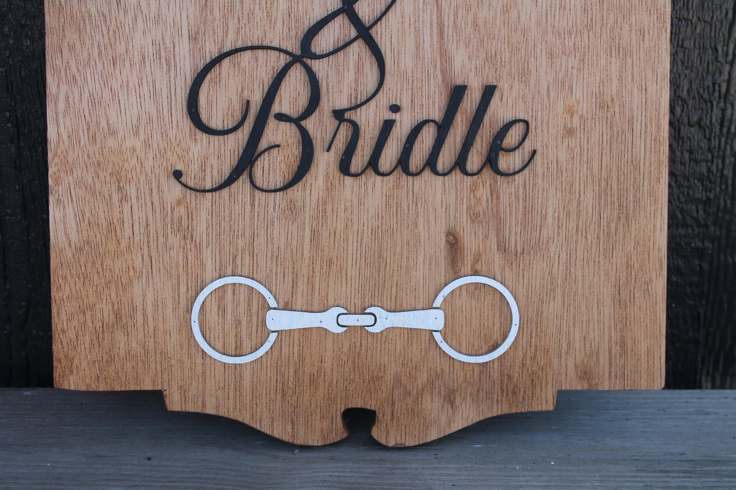 Bits and Bridle Horse Equestrian Farmhouse Decor Sign Western Farm Rustic Rancher Stable Tack Room