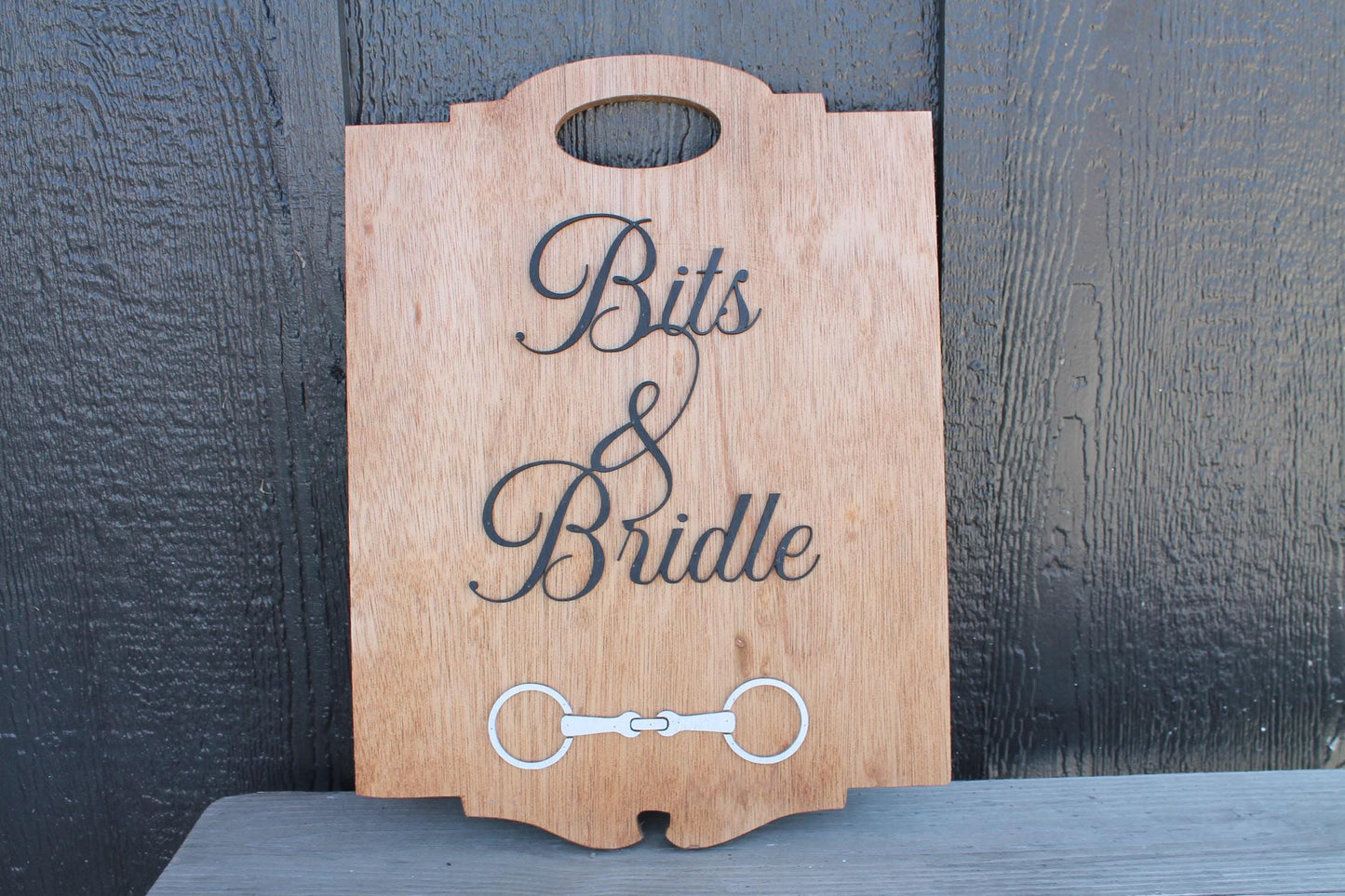 Bits and Bridle Horse Equestrian Farmhouse Decor Sign Western Farm Rustic Rancher Stable Tack Room
