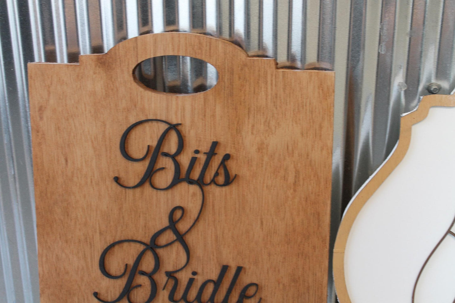 Bits and Bridle Horse Equestrian Farmhouse Decor Sign Western Farm Rustic Rancher Stable Tack Room