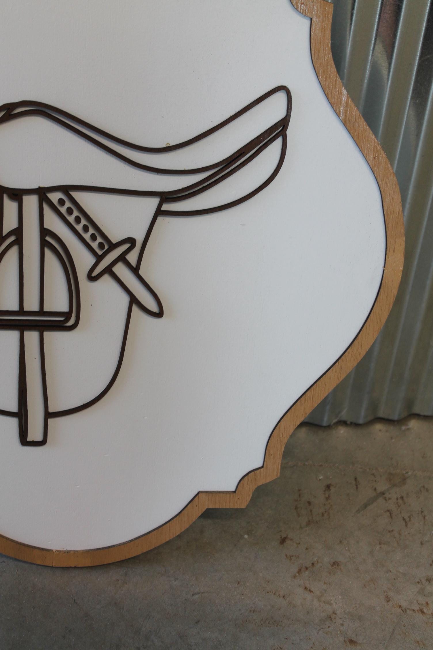 Saddle Sign Decor Horse Lover Equestrian Stable Farm Tack Room Farmhouse Handmade Pony Ranch Western Rancher Gift
