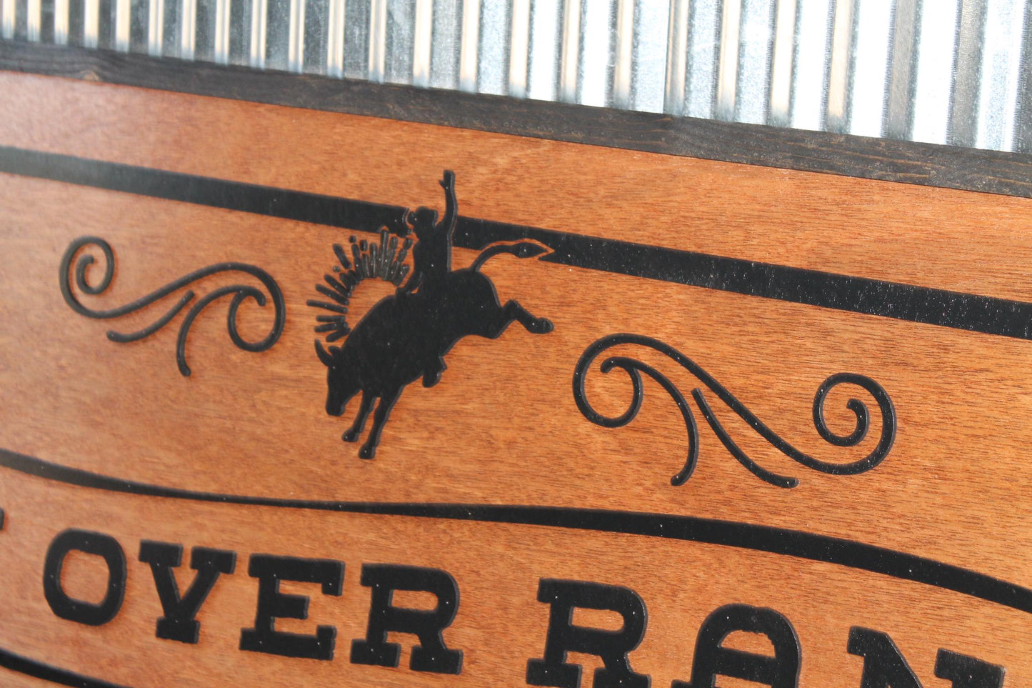 Custom Business Sign Rectangle 3D Large Custom Saloon Bar Ranch Cowboy Horse Outdoor Farmhouse Farm Barn Location c