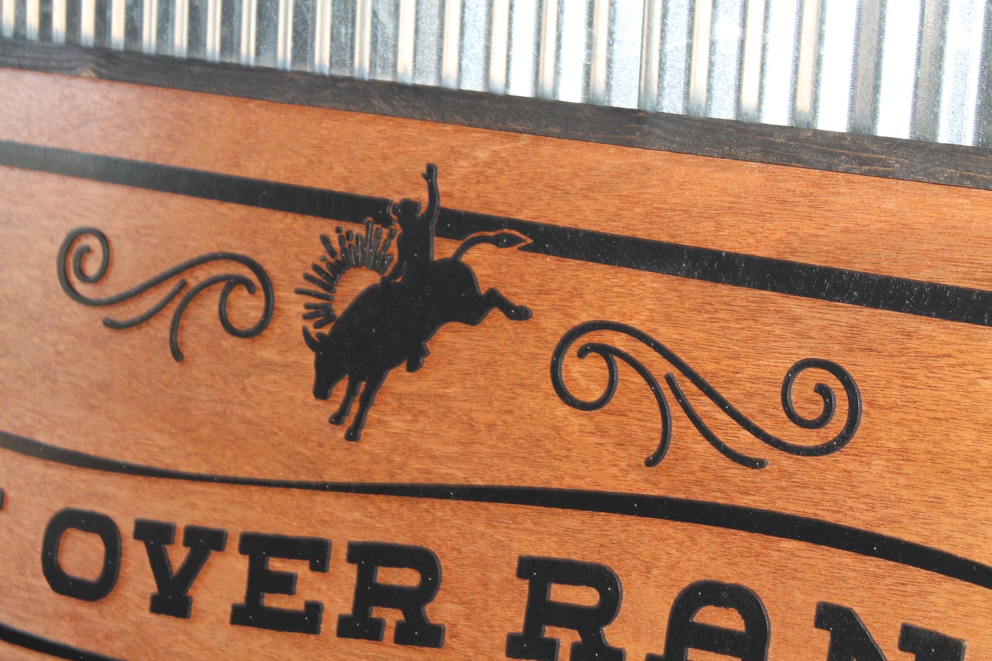 Custom Business Sign Rectangle 3D Large Custom Saloon Bar Ranch Cowboy Horse Outdoor Farmhouse Farm Barn Location c