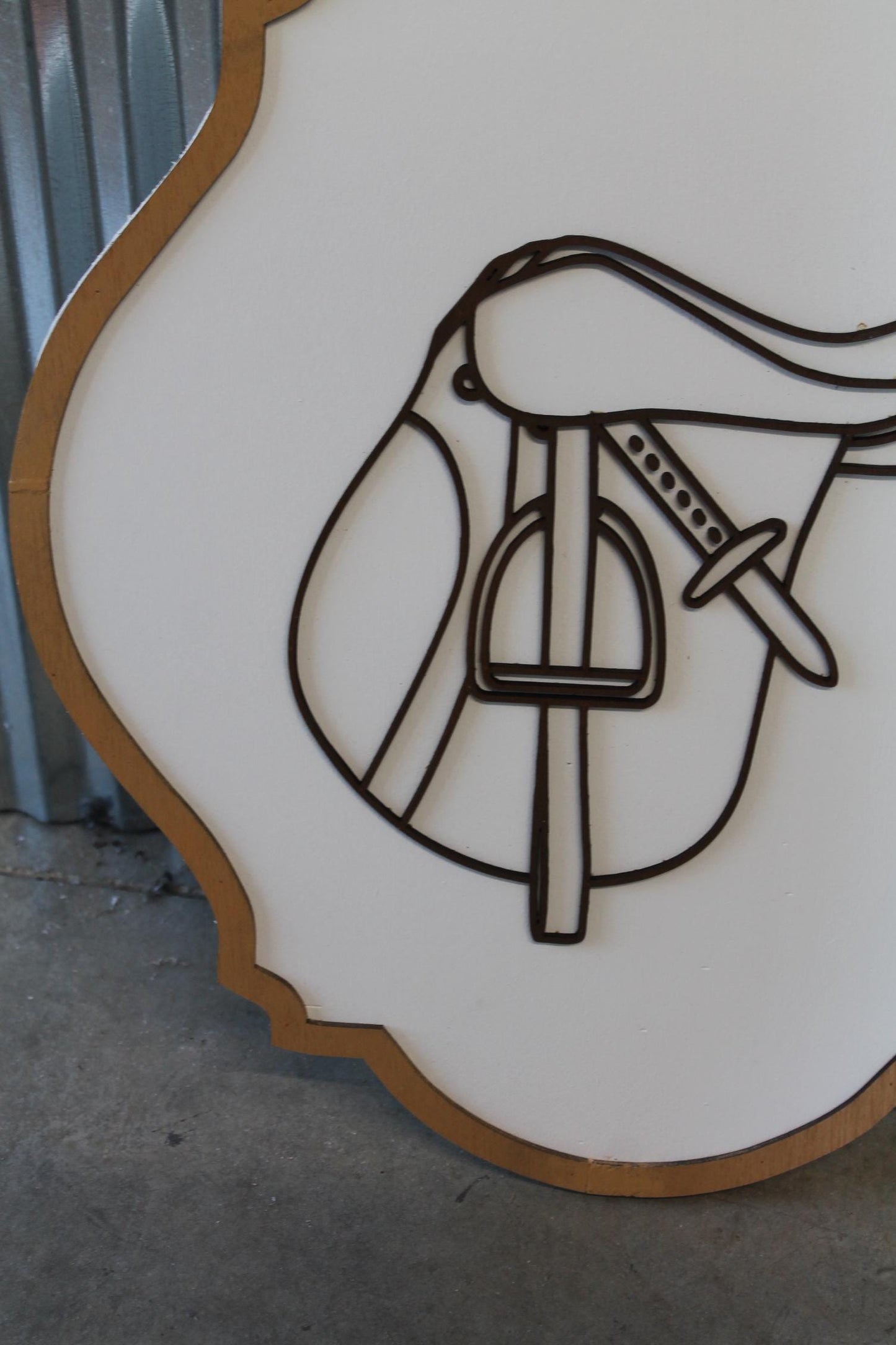 Saddle Sign Decor Horse Lover Equestrian Stable Farm Tack Room Farmhouse Handmade Pony Ranch Western Rancher Gift