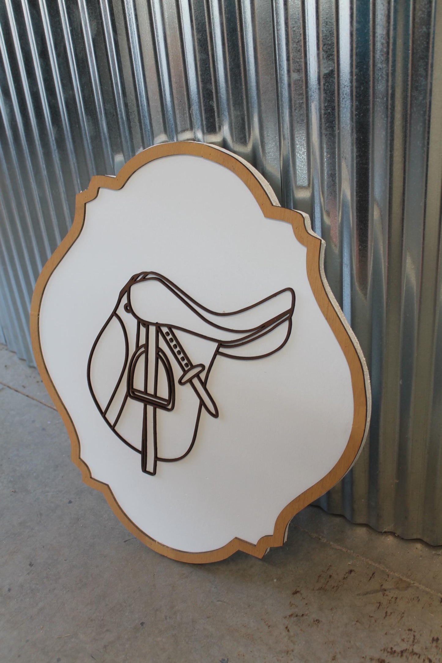 Saddle Sign Decor Horse Lover Equestrian Stable Farm Tack Room Farmhouse Handmade Pony Ranch Western Rancher Gift