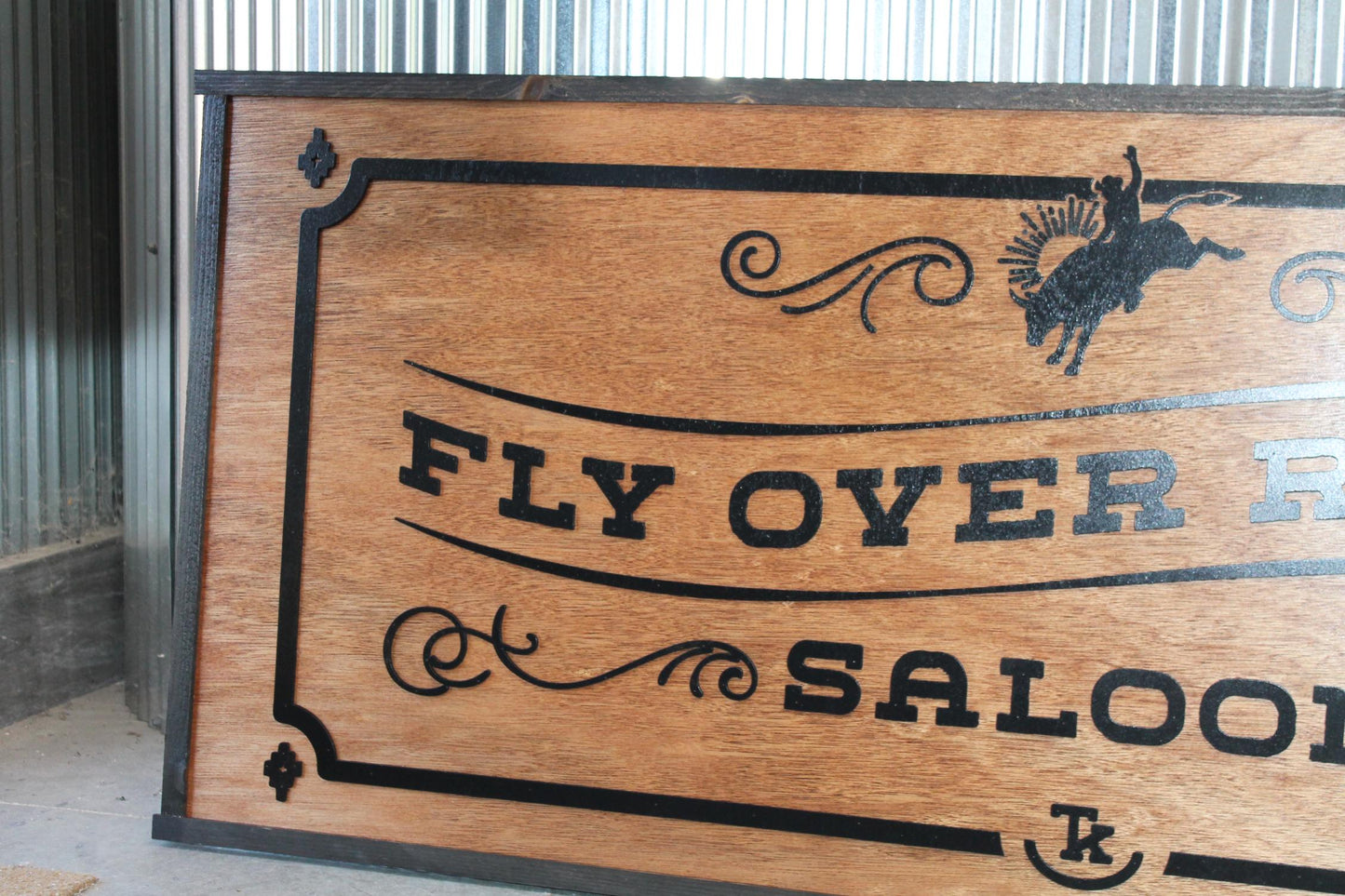 Custom Business Sign Rectangle 3D Large Custom Saloon Bar Ranch Cowboy Horse Outdoor Farmhouse Farm Barn Location c