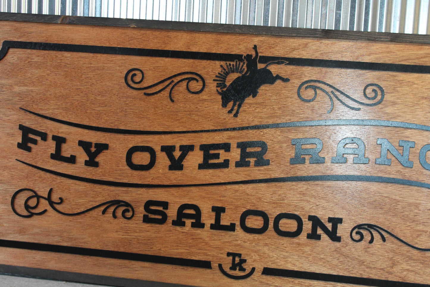 Custom Business Sign Rectangle 3D Large Custom Saloon Bar Ranch Cowboy Horse Outdoor Farmhouse Farm Barn Location c
