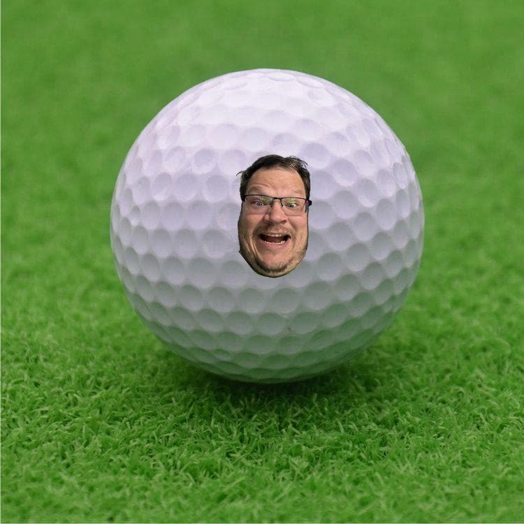Your Image on a Golf Ball Logo Golf Ball Set Picture Custom Personalize Single or Bulk Fathers Day Logo Sports Unique