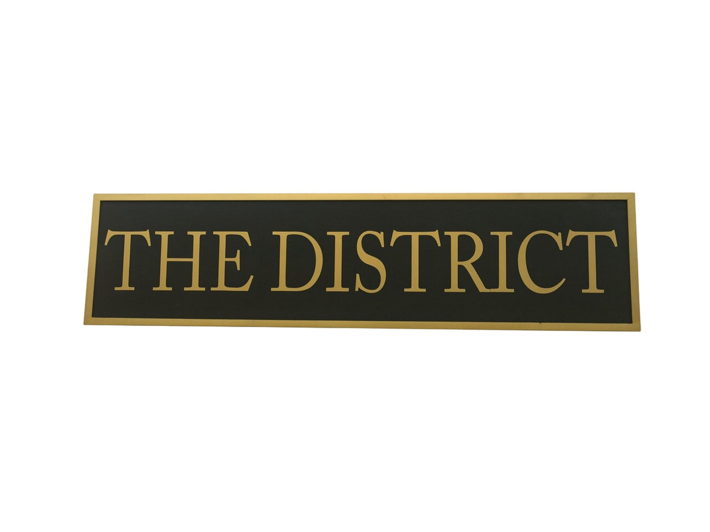 Large Custom Ranch Sign Over-sized Rustic Business Name Logo Wood Laser Cut Out 3D Extra Large Sign Footstepsinthepast Black and Gold