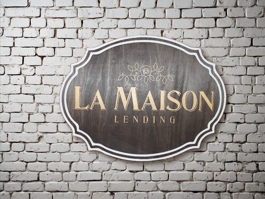 large wood sign, Financial, Banking, Lending, Mortgage Broker Business Sign, Oval, Raised Text, Custom, Small Business Laser Cut, Wood,