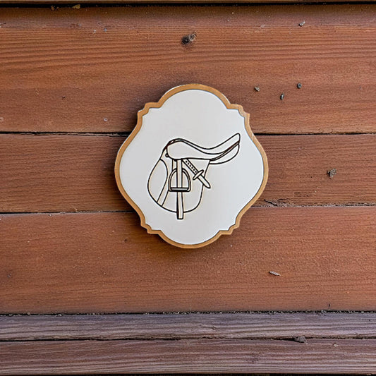 Saddle Sign Decor Horse Lover Equestrian Stable Farm Tack Room Farmhouse Handmade Pony Ranch Western Rancher Gift