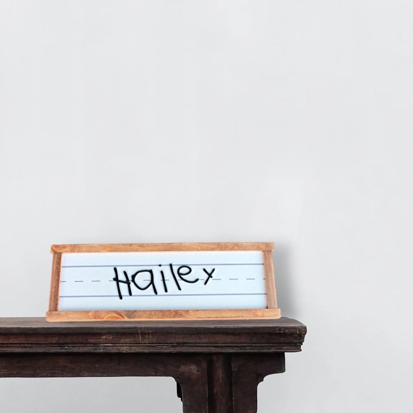 Handwriting your actual hand writing sign personalized Lined Paper Learning to write Kids Name Kids handwriting School days Giftable
