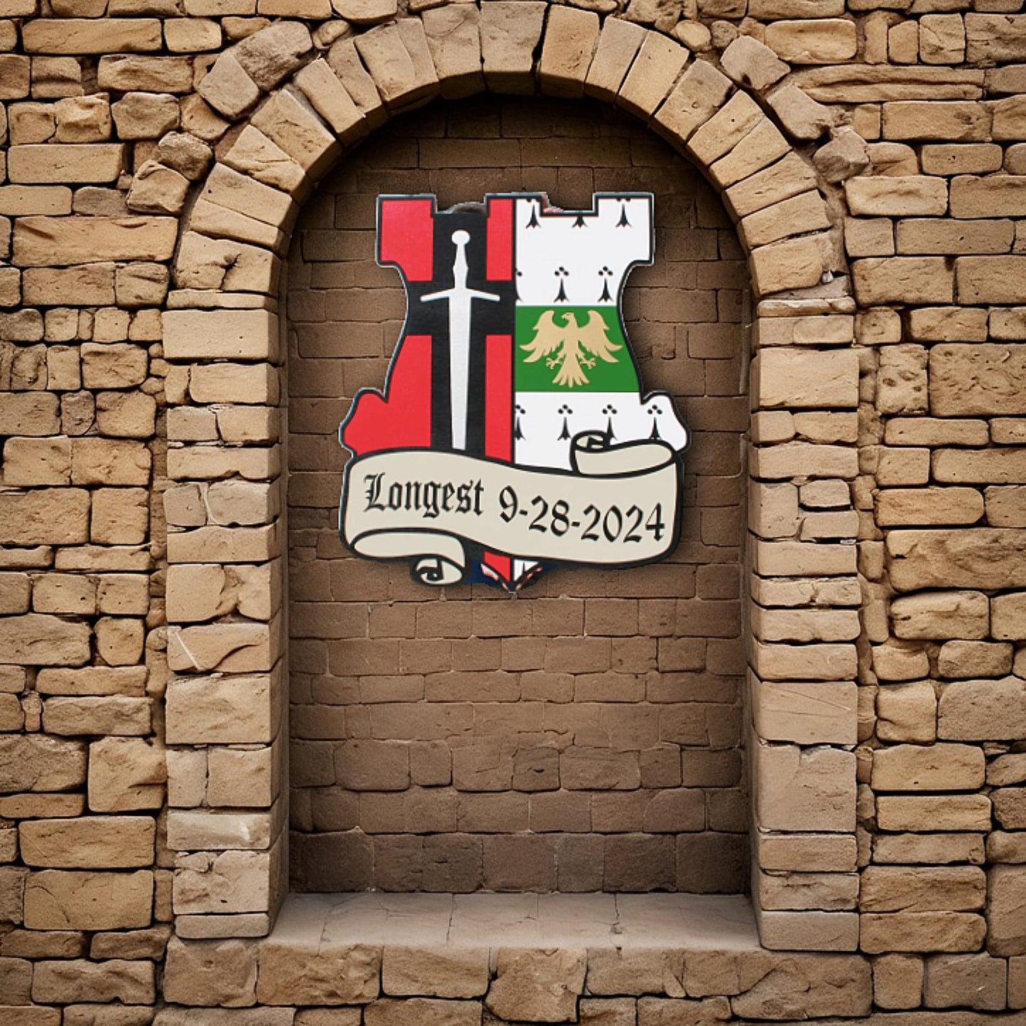 Shield Crest Custom Wedding Decor Couple Gift Renaissance Decor Personalized Shield Large Wall Art Medieval Times Custom Family Crest