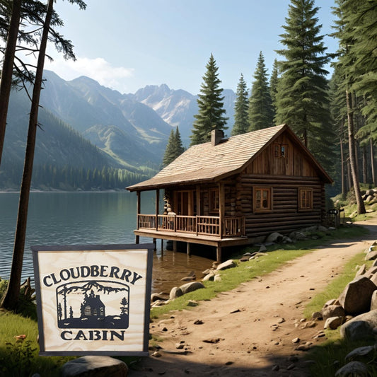 Large Custom Cabin Ranch Sign, Square, Over-sized Rustic Business Logo, Wood, Laser Cut Out, 3D, Extra Large, Sign Footstepsinthepast