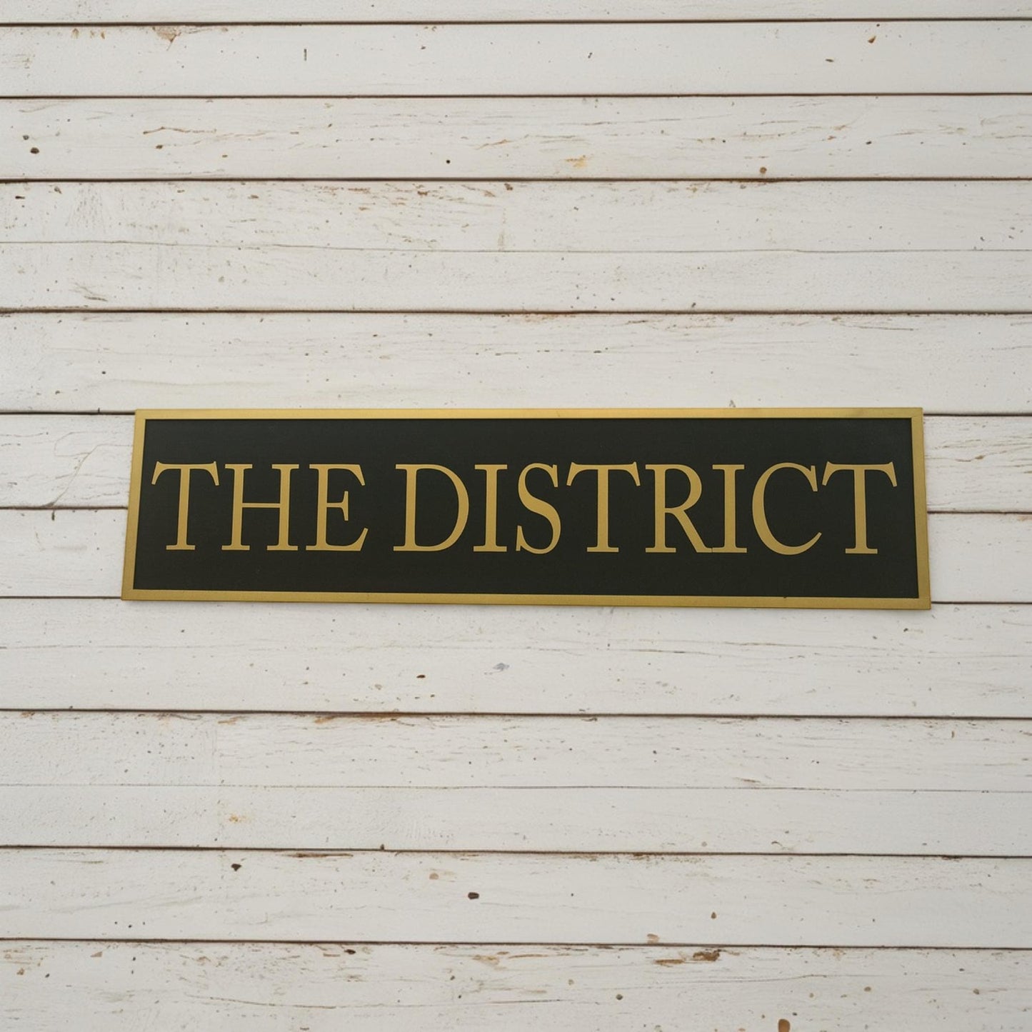 Large Custom Ranch Sign Over-sized Rustic Business Name Logo Wood Laser Cut Out 3D Extra Large Sign Footstepsinthepast Black and Gold
