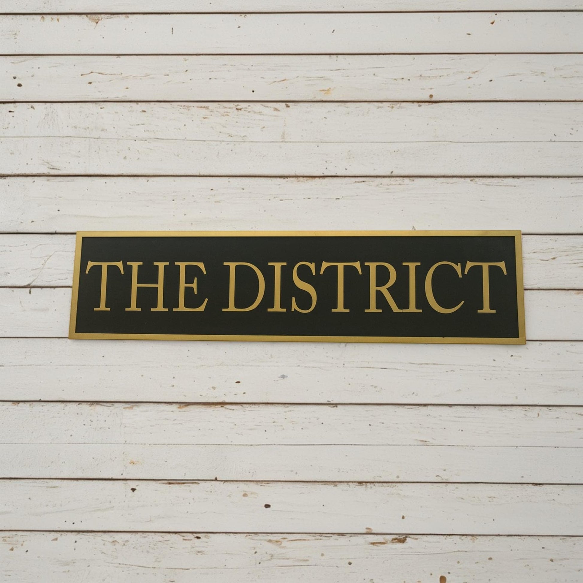 Large Custom Ranch Sign Over-sized Rustic Business Name Logo Wood Laser Cut Out 3D Extra Large Sign Footstepsinthepast Black and Gold