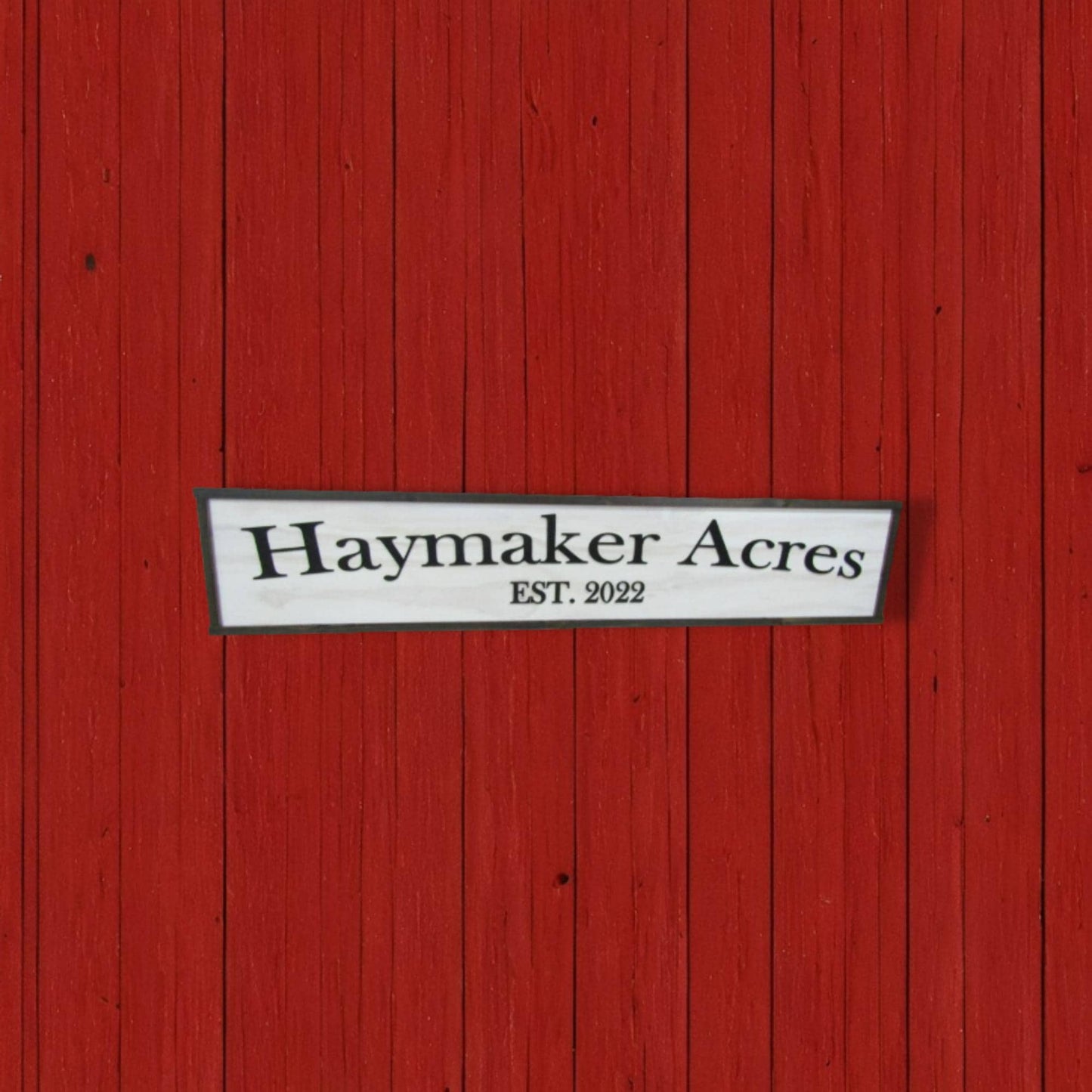 Large Custom Wooden Sign Personalized Farm Acres Haymaker Homestead Indoor Outdoor Made to Order 3D Handmade Country Rustic Driveway Framed
