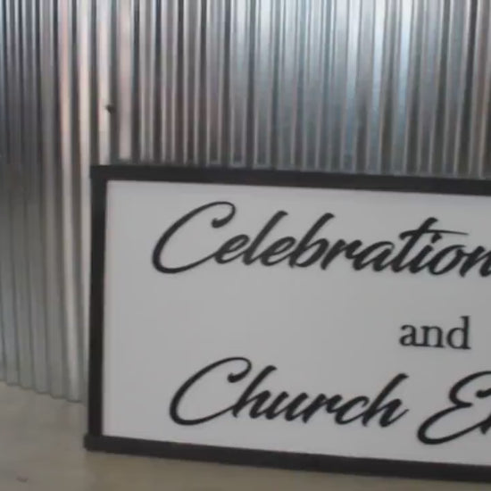 Customizable Wooden Sign Door Entrance Center Business Sign Framed Name Plate Commerical Signage 3D Raised Church Custom Matching Direction