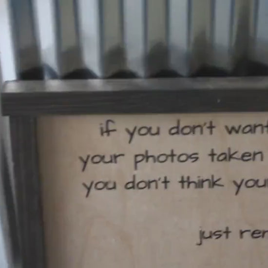 You are Beautiful People in love Photos Inspire Quote Remember Self love Country Square Pattern Block Wall Art Farmhouse Primitive Rustic