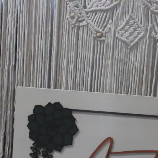 Custom Baby Name Wedding Last name Succulent Color Raised 3D Elevated Letters Sign  Image Raised Letters 3D  Handmade Wooden Signage Wood