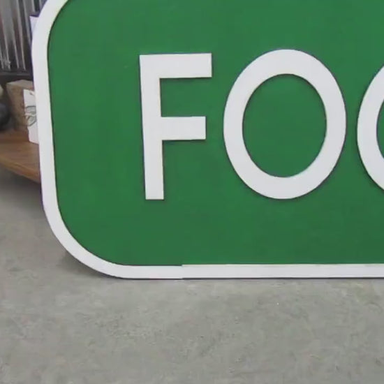 Food Truck Junkie Sign • 3D Raised Wood Wall Art • Rustic Kitchen Decor • Foodie Gift Idea • Custom Wooden Sign for Food Truck Lovers