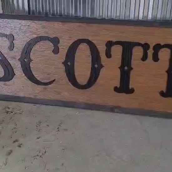 Custom Family Name Ranch Sign Company Personalized Address Farm Signage Commerical Oversized Rustic Business Logo 3D Extra Large Handmade