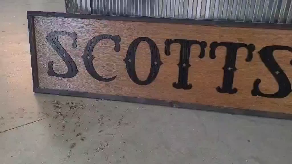 Custom Family Name Ranch Sign Company Personalized Address Farm Signage Commerical Oversized Rustic Business Logo 3D Extra Large Handmade