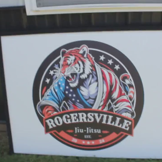 Custom Jujitsu Karate Wood Sign Business Commercial Signage Print Image Framed Signage Color Logo Large Personalized Decor Your Design