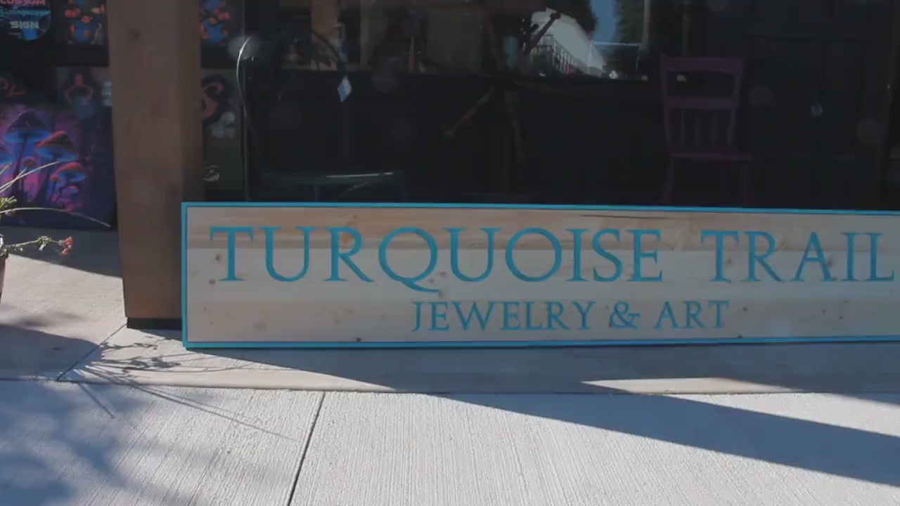 Jewelry Sign Custom Wood Business Sign Rustic Boutique Storefront Sign Engraved Shop Sign for Jewelry Artists & Makers