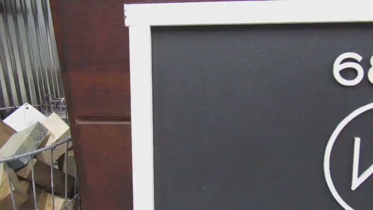 Custom Wood Sign Business Signage Bungalow Black and White Rectangle 3D Large Custom Signage Indoor Outdoor Small Business Logo Laser Cut