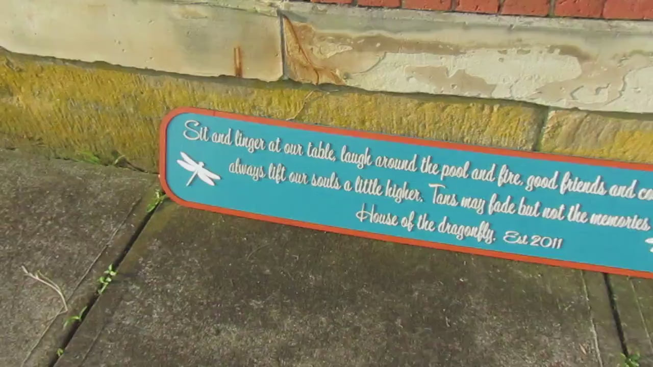 Custom "Come Sit at Our Table" Wooden Home Sign - 3D Letters