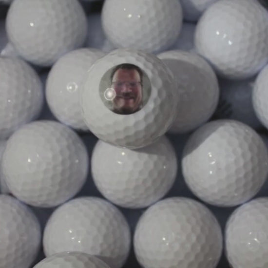Hit Your Friend in the Face Golf Balls | Custom Photo Golf Balls | Hilarious Gift for Golfers