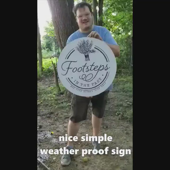 Custom Horse Stable Address Sign: Weatherproof Printed PVC