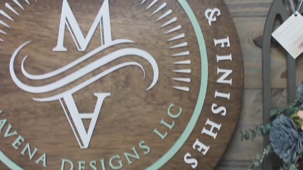 Custom sign logo sign business sign custom quote sign personalized sign salon sign furniture store studio sign for home layered sign wooden