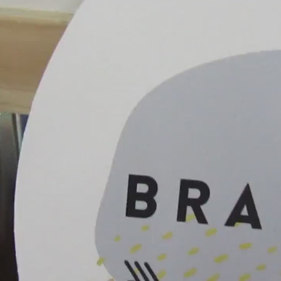 Custom Printed Wood Sign: Business Logo, Wall Decor