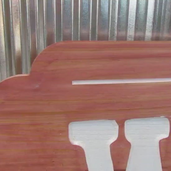 Custom Engraved Wood Realtor Sign: Large Business Signage